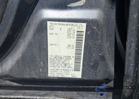 2015 Nissan Altima 2.5 Sl z USA, uszkodzony, nr VIN 1N4AL3AP5FN900113